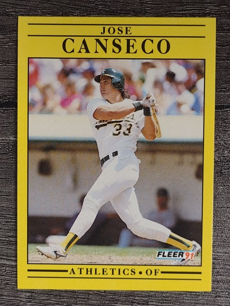 1991 Fleer #5 Jose Canseco