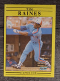 1991 Fleer #244 Tim Raines