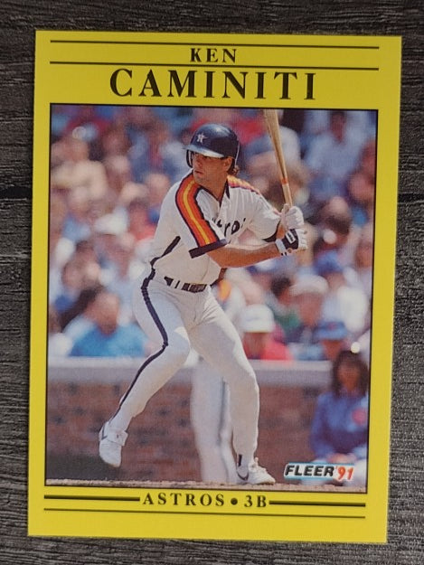 1991 Fleer #500 Ken Caminiti