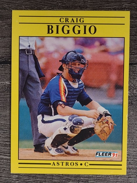 1991 Fleer #499 Craig Biggio