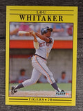 1991 Fleer #357 Lou Whitaker