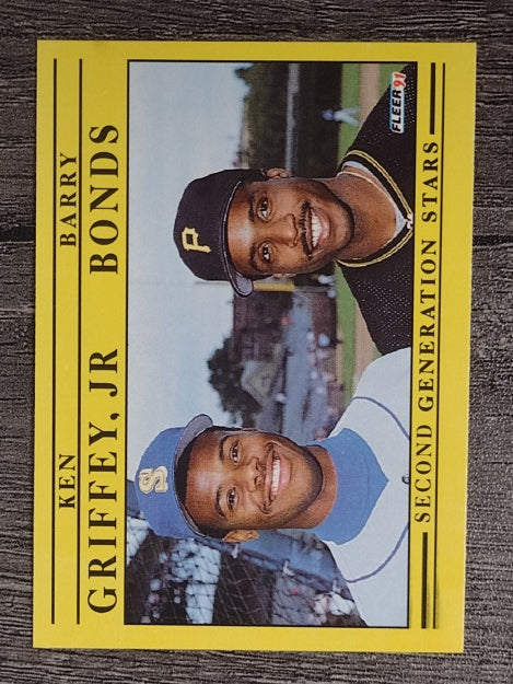 1991 Fleer #710 Barry Bonds/Ken Griffey Jr.