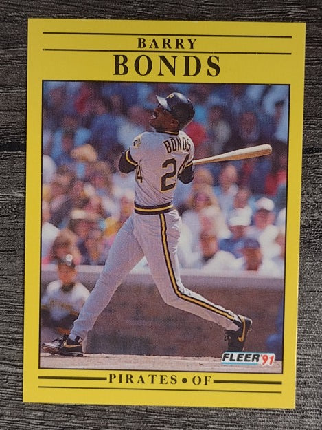 1991 Fleer #33 Barry Bonds