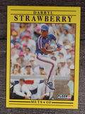 1991 Fleer #161 Darryl Strawberry