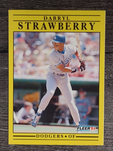 1991 Fleer Update #U96 Darryl Strawberry