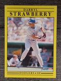 1991 Fleer Update #U96 Darryl Strawberry