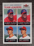 2003 Fleer Tradition #27 Albert Pujols/Matt Morris TL