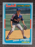 1989 Fleer Exciting Stars #26 Gregg Jefferies