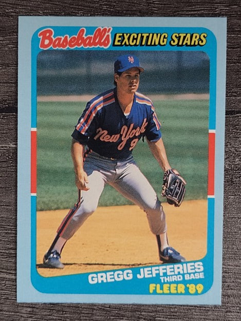 1989 Fleer Exciting Stars #26 Gregg Jefferies