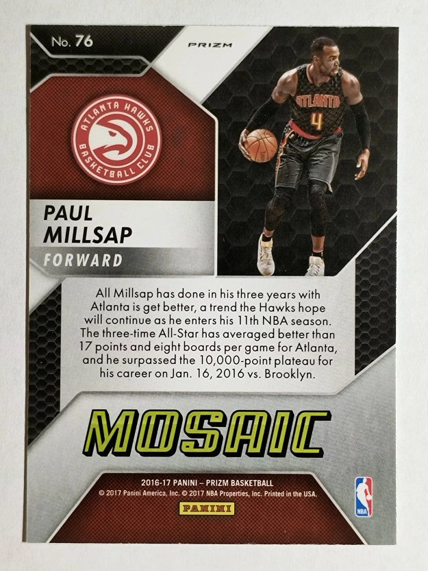 2016-17 Panini Prizm Mosaic #76 Paul Millsap