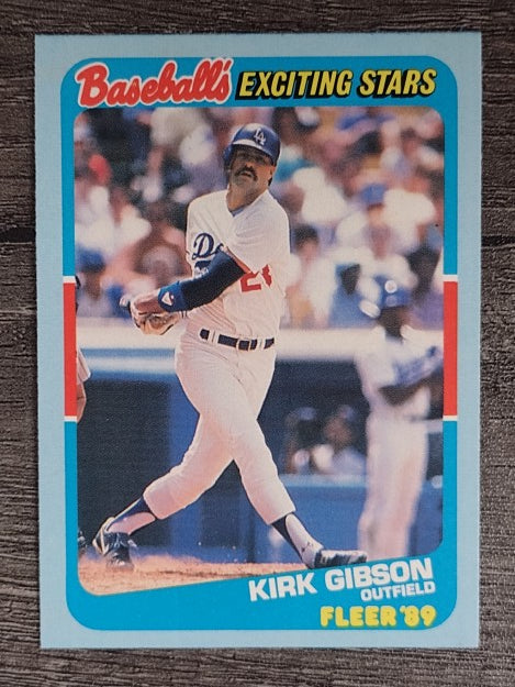 1989 Fleer Exciting Stars #14 Kirk Gibson