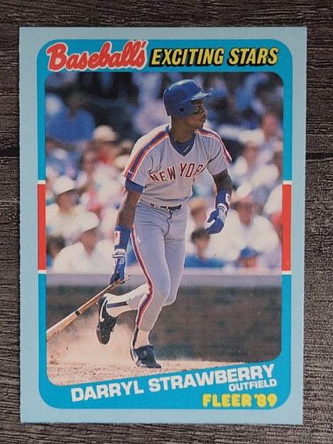 1989 Fleer Exciting Stars #40 Darryl Strawberry