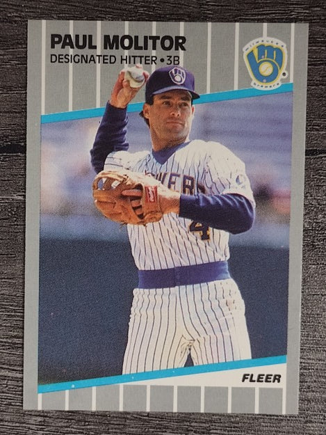 1989 Fleer #193 Paul Molitor
