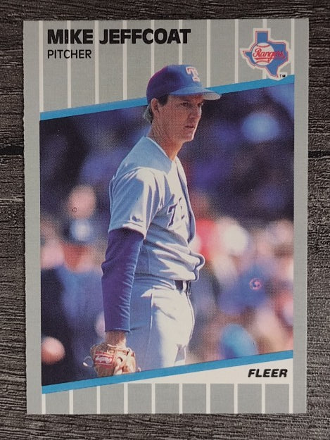 1989 Fleer #524 Mike Jeffcoat