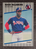 1989 Fleer #484 Mark McLemore