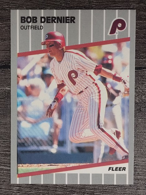 1989 Fleer #565 Bob Dernier