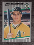 1989 Fleer #2 Lance Blankenship RC