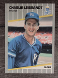 1989 Fleer #286 Charlie Leibrandt