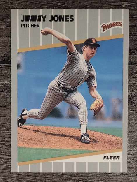 1989 Fleer #308 Jimmy Jones
