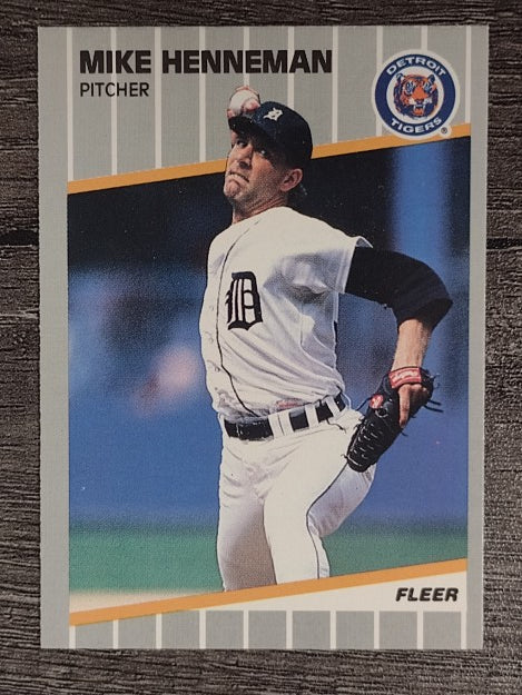 1989 Fleer #134 Mike Henneman