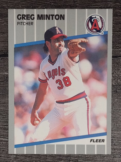 1989 Fleer #485 Greg Minton