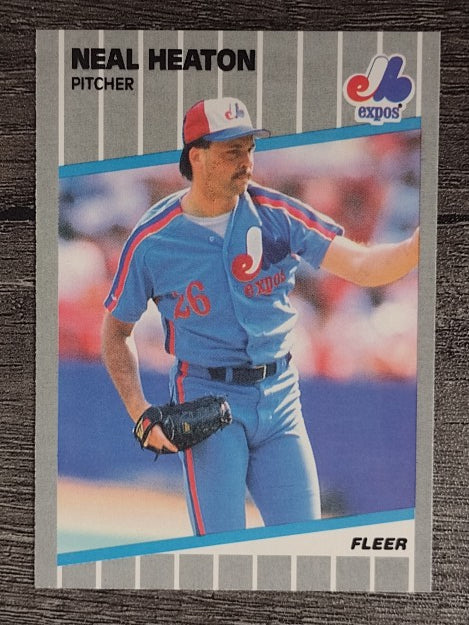 1989 Fleer #377 Neal Heaton