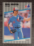 1989 Fleer #377 Neal Heaton