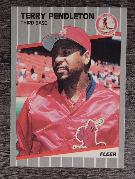 1989 Fleer #461 Terry Pendleton
