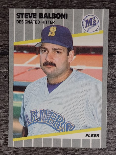 1989 Fleer #538 Steve Balboni