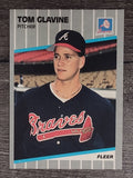 1989 Fleer #591 Tom Glavine