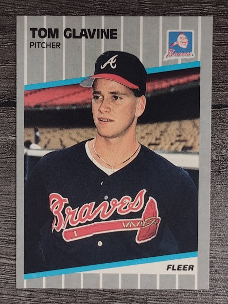 1989 Fleer #591 Tom Glavine