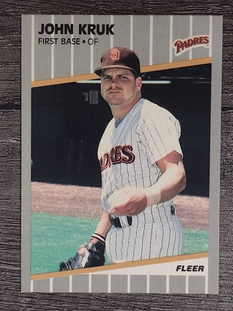 1989 Fleer #309 John Kruk