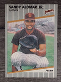 1989 Fleer #300 Sandy Alomar Jr. RC