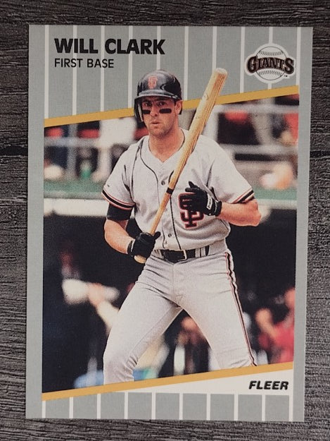 1989 Fleer #325 Will Clark