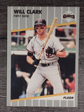 1989 Fleer #325 Will Clark