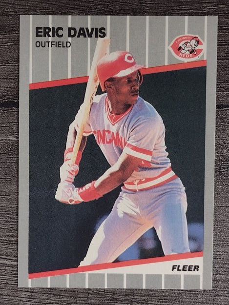 1989 Fleer #158 Eric Davis