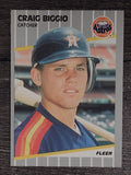 1989 Fleer #353 Craig Biggio RC
