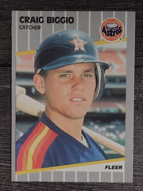 1989 Fleer #353 Craig Biggio RC