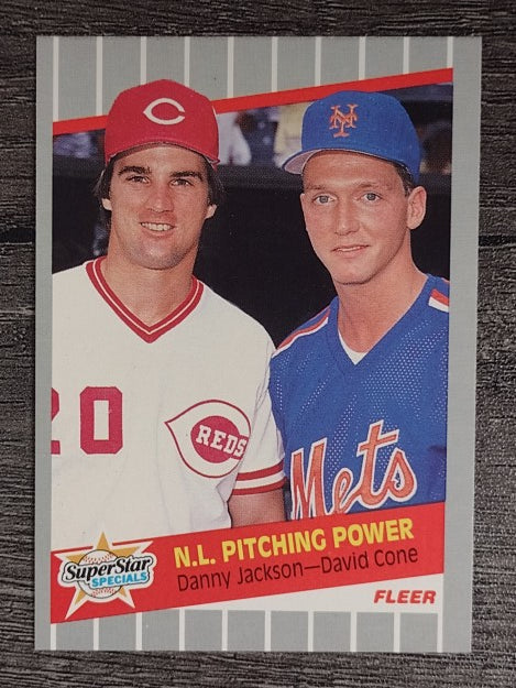 1989 Fleer #636 Danny Jackson/David Cone