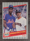 1989 Fleer #632 Darryl Strawberry/Will Clark