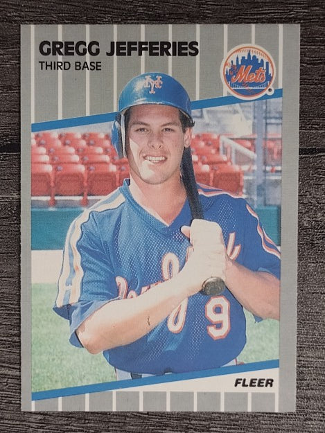 1989 Fleer #38 Gregg Jefferies