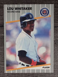 1989 Fleer #151 Lou Whitaker