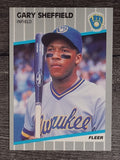 1989 Fleer #196 Gary Sheffield RC