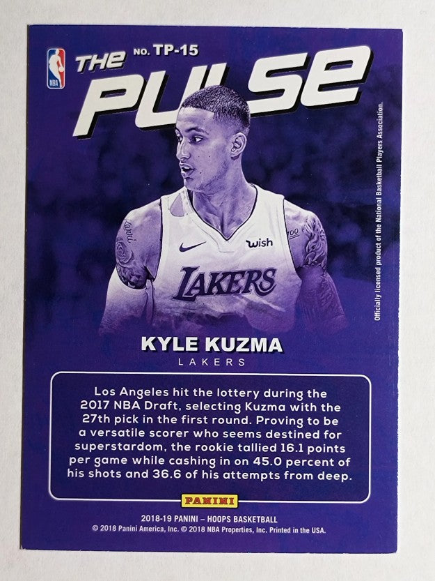 2018-19 Hoops The Pulse Winter #15 Kyle Kuzma