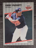 1989 Fleer #124 Kirby Puckett
