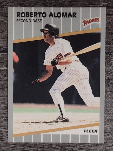 1989 Fleer #299 Roberto Alomar