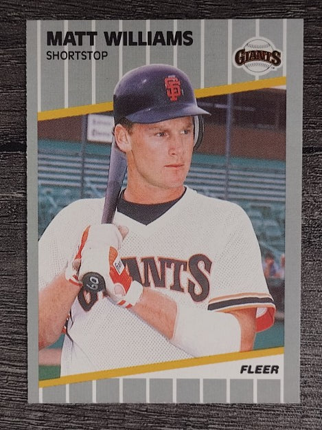 1989 Fleer #346 Matt Williams