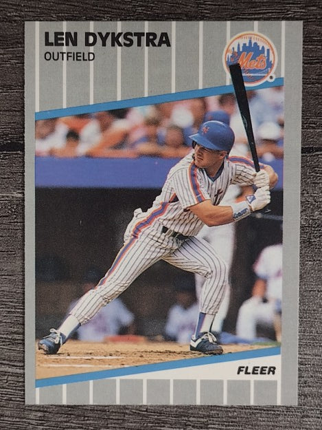 1989 Fleer #33 Len Dykstra