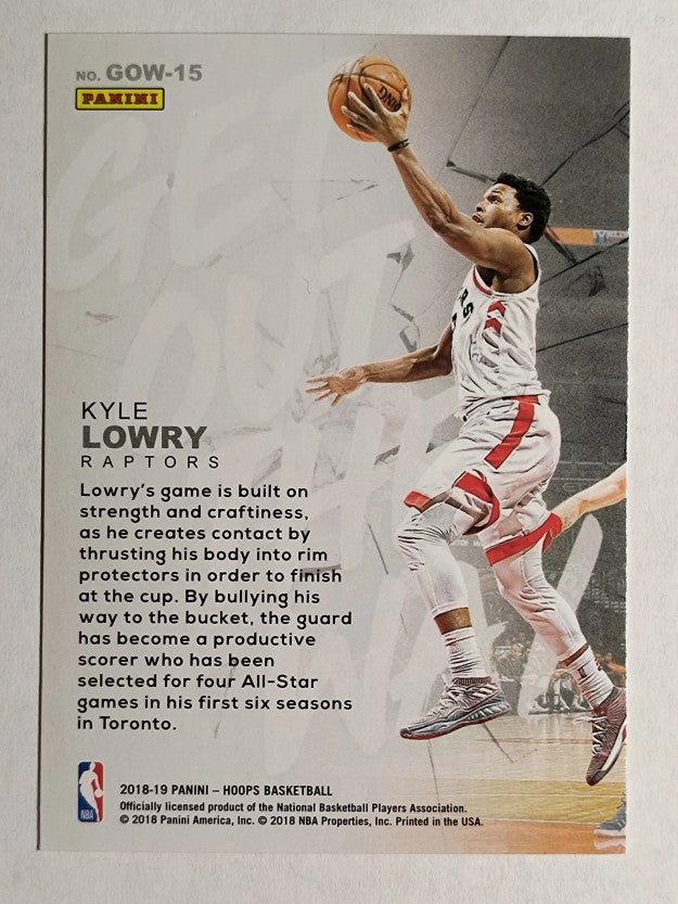 2018-19 Hoops Get Out The Way Winter #15 Kyle Lowry