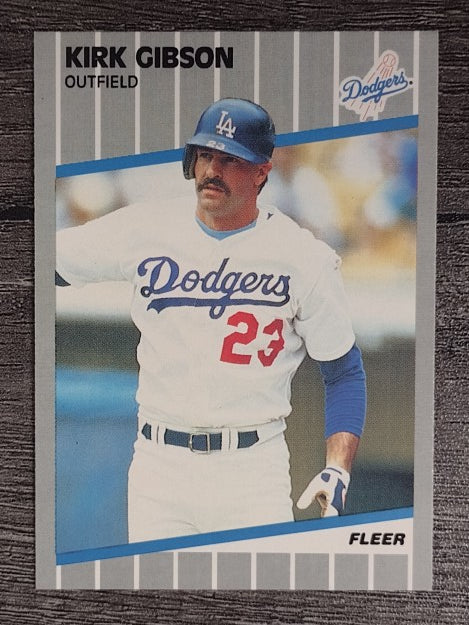 1989 Fleer #57 Kirk Gibson